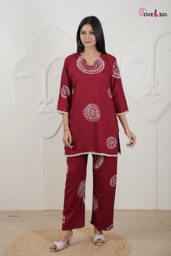 Dveeja amoha cord set for women wholesale